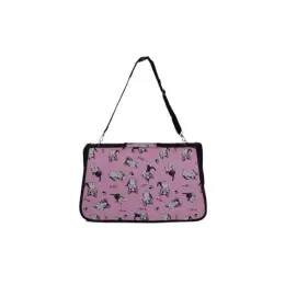 Cat Carrier Bag Medium Pink Back